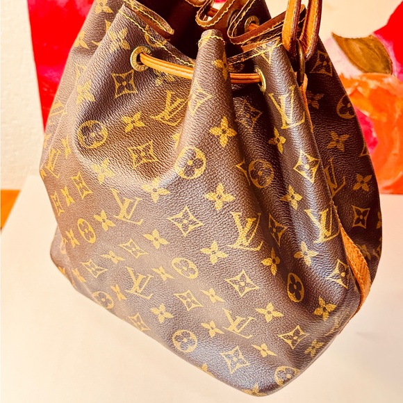 Louis Vuitton Petite Noe Brown Monogram Drawstring Bag - Picture 2 of 15